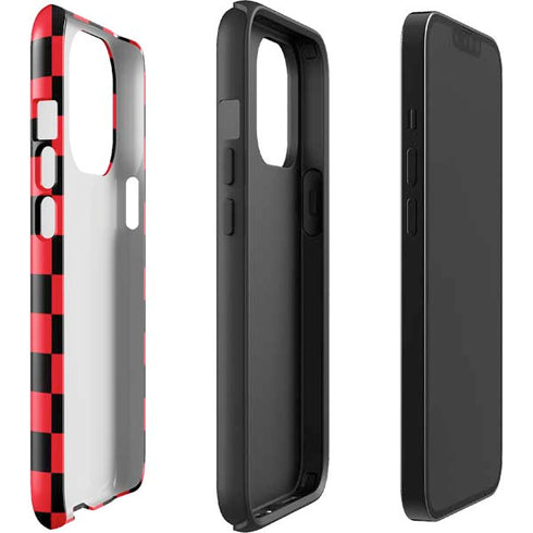 Sneakerhead Red Checkered iPhone 15 Pro Impact Case